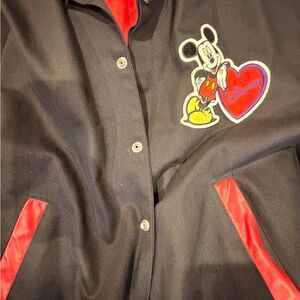 Disney Mickey Mouse vintage leather Jacket